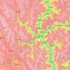 丹巴县地形图、海拔、地势