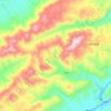青山林场地形图、海拔、地势