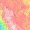奇瓦瓦州地形图、海拔、地势