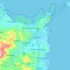 Fajardo地形图、海拔、地势