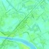Thị trấn Yên Viên地形图、海拔、地势