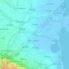 Ferrara地形图、海拔、地势