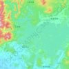 密云水库地形图、海拔、地势