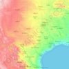 得克萨斯州 / 德克薩斯州 / 德薩斯州地形图、海拔、地势