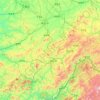 通化市地形图、海拔、地势