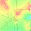 Searchlight地形图、海拔、地势