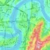 涂山镇地形图、海拔、地势