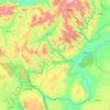 皎梅镇区地形图、海拔、地势