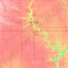 Webster County地形图、海拔、地势