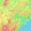延边朝鲜族自治州地形图、海拔、地势