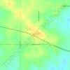 Cleghorn地形图、海拔、地势