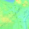 露天矿街道地形图、海拔、地势