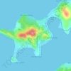 摩阔崴地形图、海拔、地势