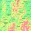 绥宁县地形图、海拔、地势