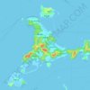泗礁山岛地形图、海拔、地势