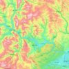 秭归县地形图、海拔、地势