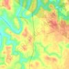 Trafford地形图、海拔、地势