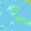 虾峙岛地形图、海拔、地势