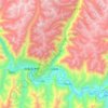 加查镇地形图、海拔、地势