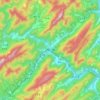 雁门镇地形图、海拔、地势