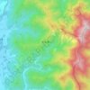 泰武鄉地形图、海拔、地势