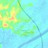 Frederickton地形图、海拔、地势
