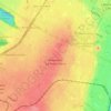 Rosemont–La Petite-Patrie地形图、海拔、地势