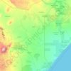 东北省地形图、海拔、地势