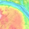 Bridgeton Township地形图、海拔、地势