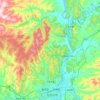 三道关镇地形图、海拔、地势