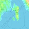 Samal地形图、海拔、地势