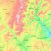 黎城县地形图、海拔、地势