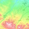甘沟乡地形图、海拔、地势