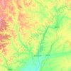 莫力达瓦达斡尔族自治旗地形图、海拔、地势