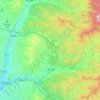信义镇地形图、海拔、地势