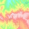 Auvergne No. 76地形图、海拔、地势