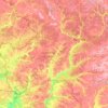 布良斯克州地形图、海拔、地势