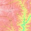 清涧县地形图、海拔、地势