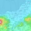 Bay地形图、海拔、地势