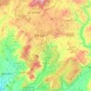 大叻市地形图、海拔、地势