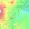 薩拉卡尼蒂郡地形图、海拔、地势