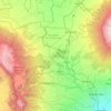 涅里郡地形图、海拔、地势