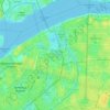 米哈伊洛夫斯基的花园地形图、海拔、地势