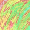 Huntingdon County地形图、海拔、地势
