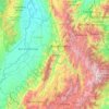 Santander地形图、海拔、地势
