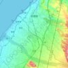 苑裡鎮地形图、海拔、地势