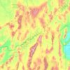 Elko County地形图、海拔、地势