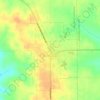 Forreston地形图、海拔、地势