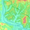 水北街道地形图、海拔、地势