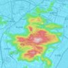 大罗山地形图、海拔、地势